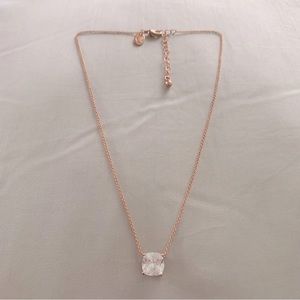 Charming Charlie faux rose gold necklace